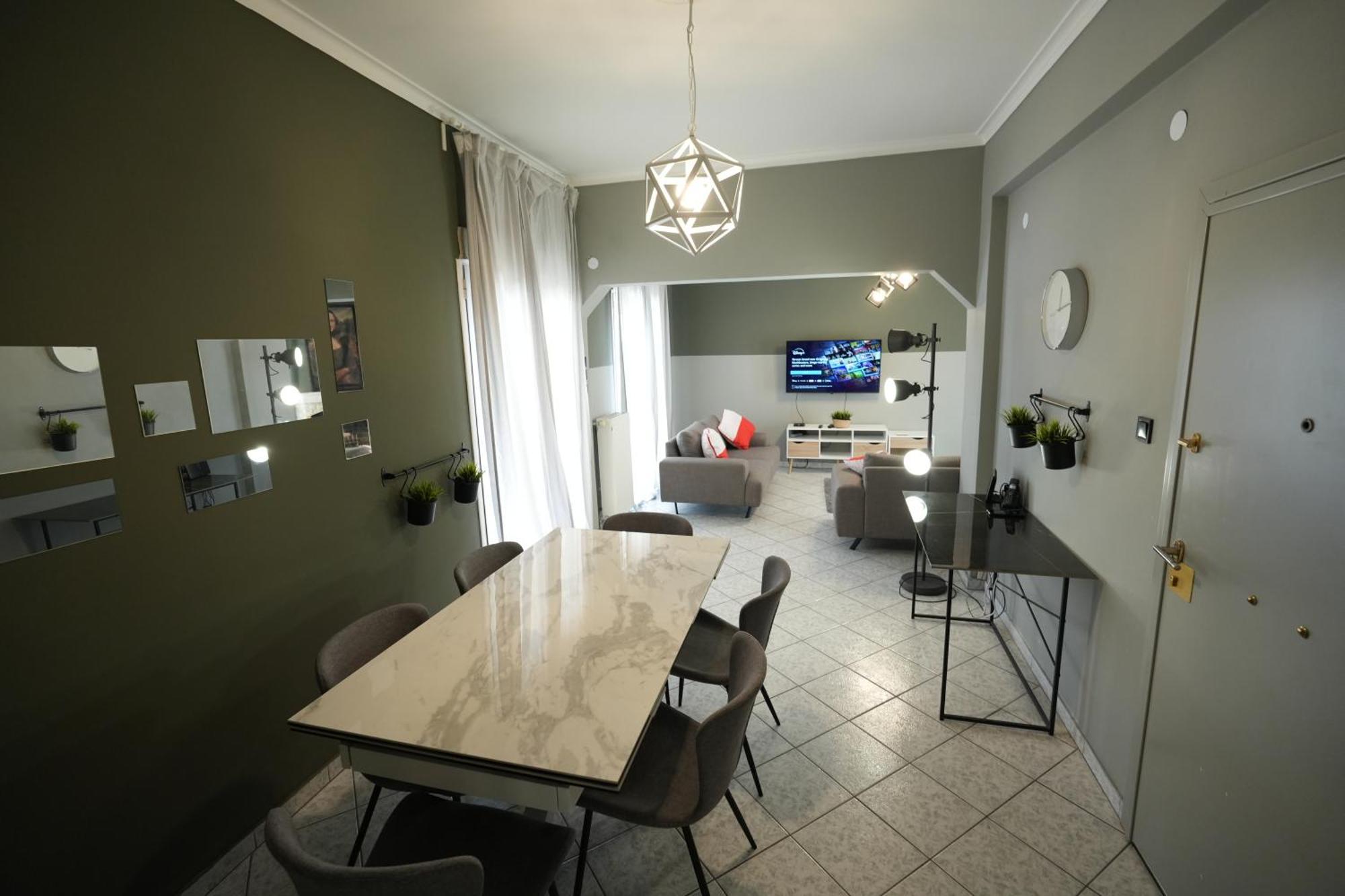 Ferienwohnung Modern Athenian Penthouse Exterior foto