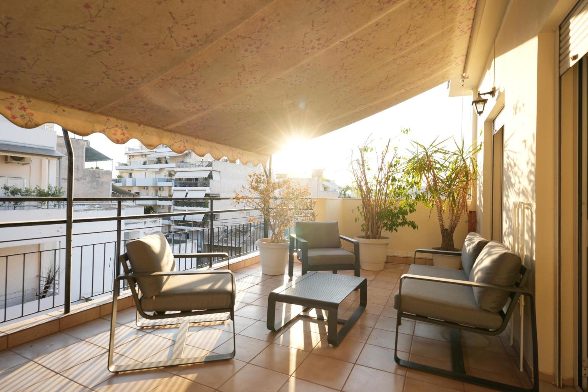 Ferienwohnung Modern Athenian Penthouse Exterior foto