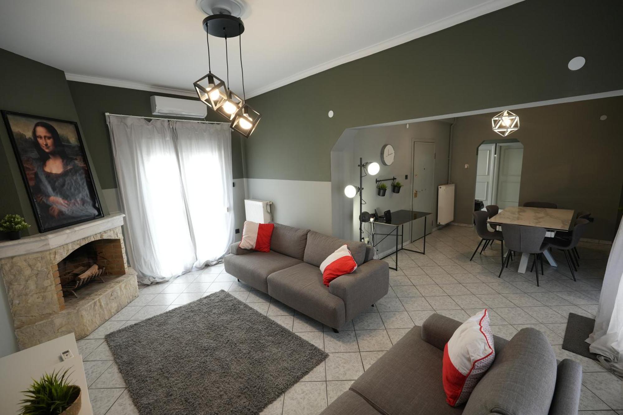 Ferienwohnung Modern Athenian Penthouse Exterior foto